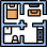 Icono de planificación de obra